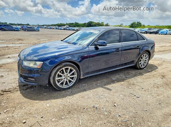 WAUFFAFL7GN005531 2016 AUDI A4 Синий Передняя левая четверть