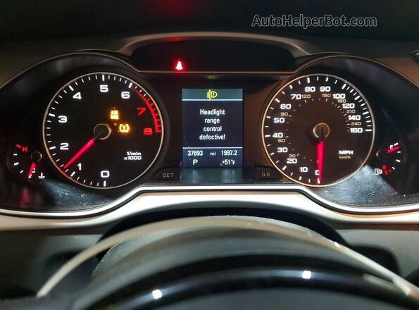 WAUFFAFL9GA004081 2016 AUDI A4 Белый Вид щитка приборов