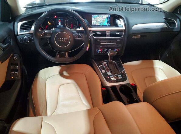 WAUFFAFL9GA004081 2016 AUDI A4 Белый Вид панели приборов