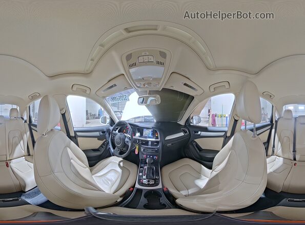 WAUFFAFL9GA004081 2016 AUDI A4 Белый Панорамный вид салона 360°