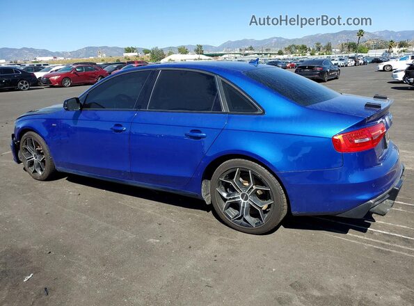WAUFFAFLXGA009824 2016 AUDI A4 Blue უკანა მარცხენა
