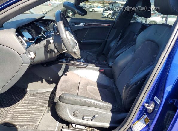 WAUFFAFLXGA009824 2016 AUDI A4 Blue წინა სალონის ხედი
