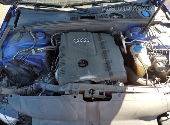 WAUFFAFLXGA009824 2016 AUDI A4 Blue უკანა სალონის ხედი