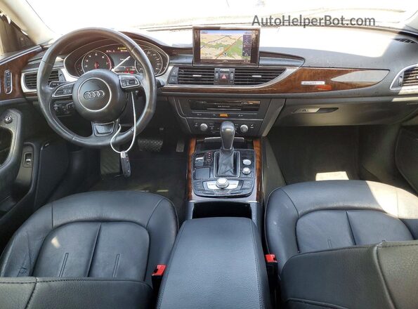 WAUG3AFC2JN052888 2018 AUDI A6 Серебряный Вид панели приборов