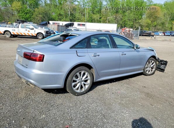 WAUG3AFC2JN052888 2018 AUDI A6 Серебряный Задняя правая четверть