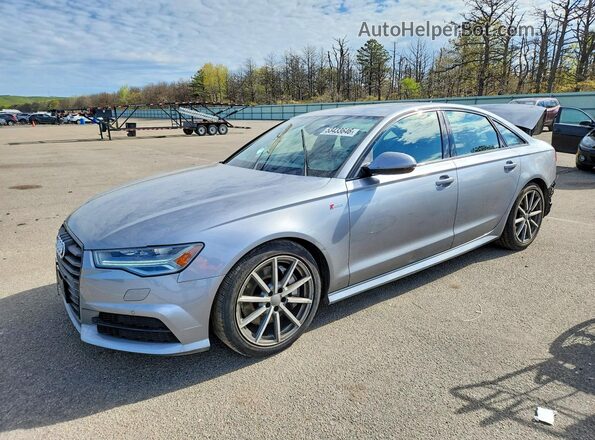 WAUG3AFC8JN065449 2018 AUDI A6 Серебряный Передняя левая четверть