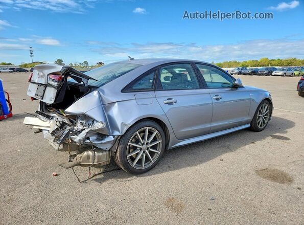 WAUG3AFC8JN065449 2018 AUDI A6 Серебряный Задняя правая четверть