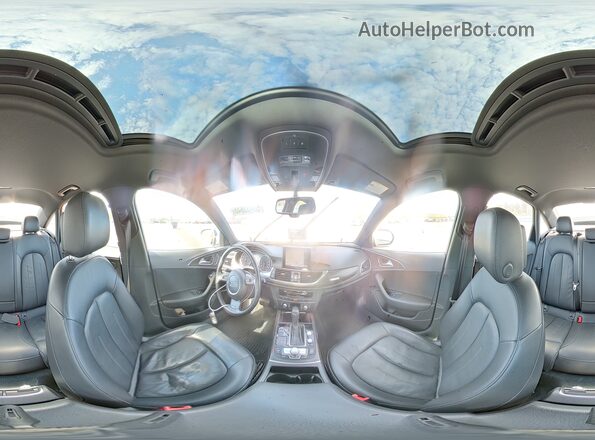 WAUG3AFC8JN065449 2018 AUDI A6 Серебряный Панорамный вид салона 360°