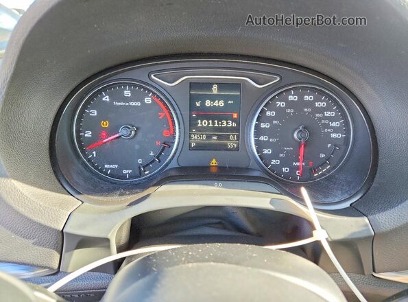 WAUG7GFF7G1019709 2016 AUDI A3 Белый Вид щитка приборов