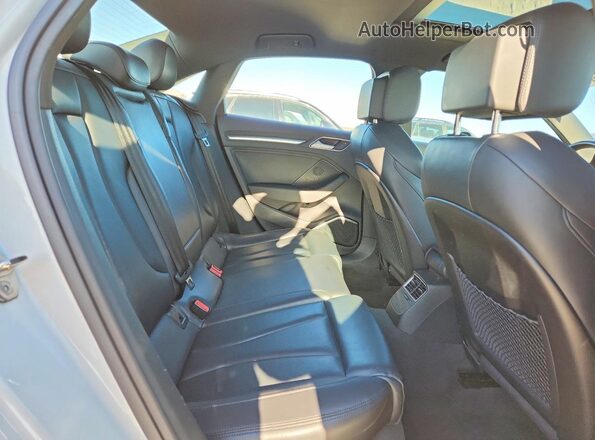 WAUG7GFF7G1019709 2016 AUDI A3 Белый Вид задних сидений