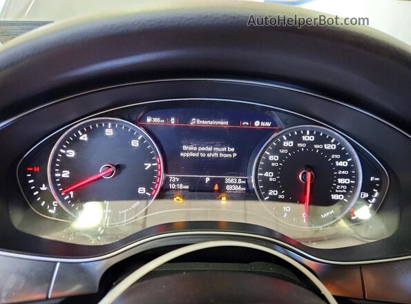 WAUG8AFC0HN119239 2017 AUDI A6 Gray Vista del cuadro de instrumentos