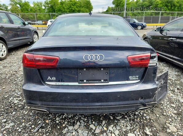 WAUG8AFC0HN122951 2017 AUDI A6 Синий Вид сзади