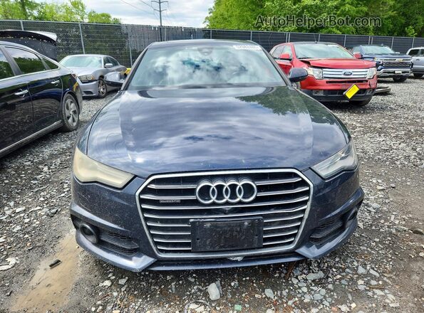 WAUG8AFC0HN122951 2017 AUDI A6 Синий Вид спереди