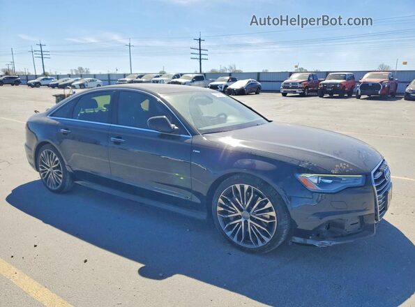 WAUG8AFC2HN002830 2017 AUDI A6 Черный Передняя правая четверть