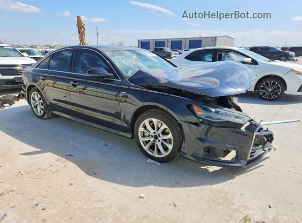 WAUG8AFC2HN039845 2017 AUDI A6 Синий Передняя правая четверть