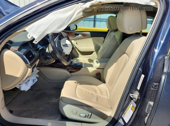 WAUG8AFC2HN039845 2017 AUDI A6 Синий Вид салона спереди