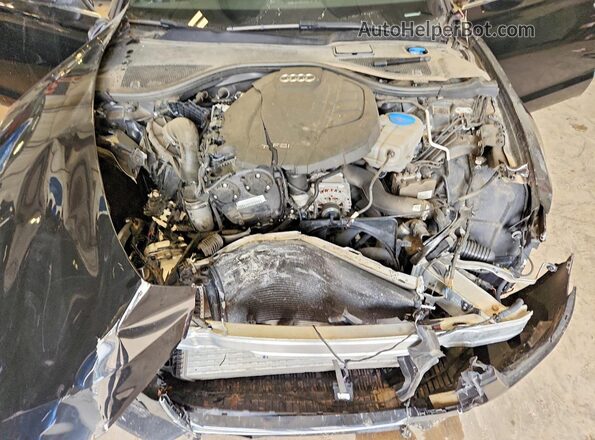 WAUG8AFC4JN030277 2018 AUDI A6 Черный Вид задней части салона