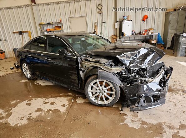 WAUG8AFC4JN030277 2018 AUDI A6 Черный Передняя правая четверть