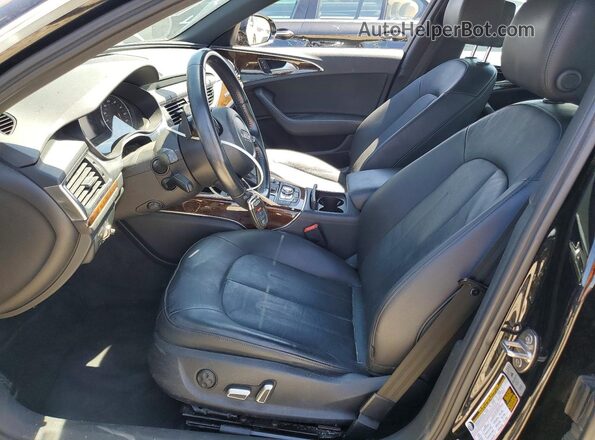 WAUGFAFC5GN006035 2016 AUDI A6 Черный Вид салона спереди