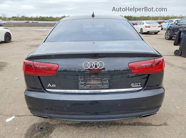 WAUGFAFC6GN006948 2016 AUDI A6 Black Rear view