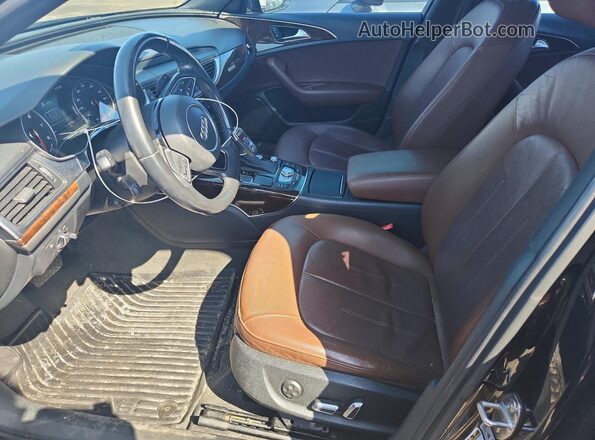 WAUGFAFC6GN006948 2016 AUDI A6 Black Front interior view