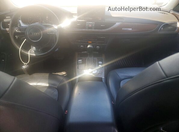 WAUGFAFC9GN081692 2016 AUDI A6 Black Вид панелі приладів