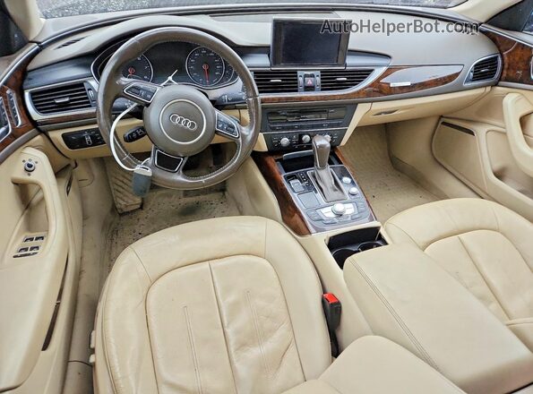 WAUGFAFCXGN050046 2016 AUDI A6 Черный Вид панели приборов