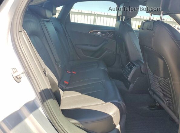 WAUGFAFCXGN125067 2016 AUDI A6 Серебряный Вид задних сидений
