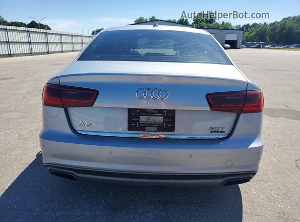 WAUGFAFCXGN125067 2016 AUDI A6 Серебряный Вид сзади