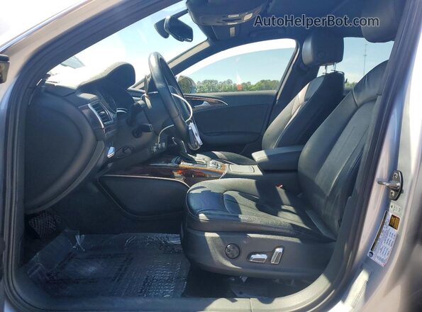 WAUGFAFCXGN125067 2016 AUDI A6 Серебряный Вид салона спереди