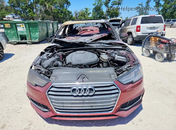 WAUGMAF40KA067579 2019 AUDI A4 Burgundy Front view