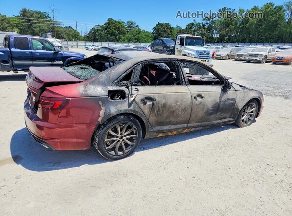 WAUGMAF40KA067579 2019 AUDI A4 Burgundy Rear right