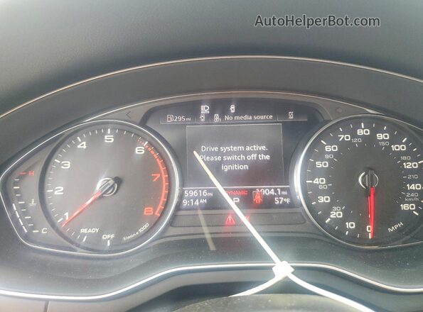 WAUGMAF41LA038738 2020 AUDI A4 Черный Вид щитка приборов