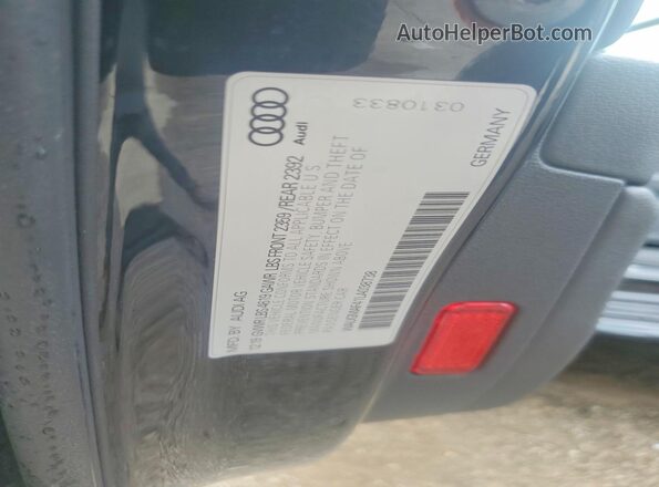 WAUGMAF41LA038738 2020 AUDI A4 Черный Вид подкапотного пространства