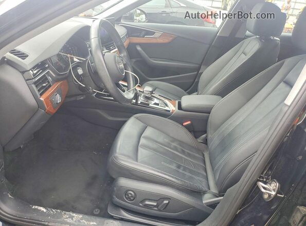 WAUGMAF41LA038738 2020 AUDI A4 Черный Вид салона спереди