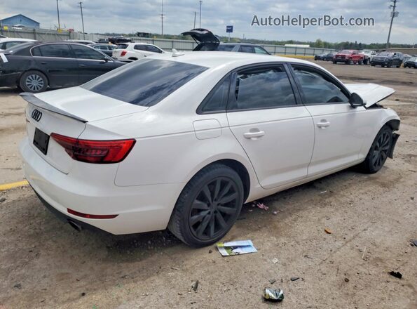 WAUGMAF44HA078125 2017 AUDI A4 Белый Задняя правая четверть