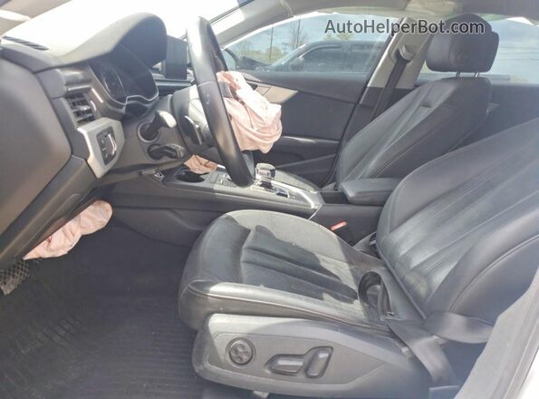WAUGMAF44HA078125 2017 AUDI A4 Белый Вид салона спереди