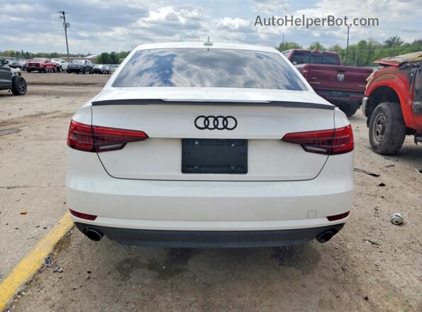 WAUGMAF44HA078125 2017 AUDI A4 Белый Вид сзади