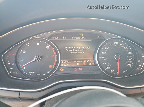 WAUGMAF44KN016823 2019 AUDI OTHER Черный Вид щитка приборов