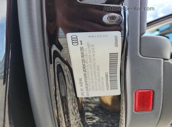 WAUGMAF45HA048812 2017 AUDI A4 Black Engine compartment view