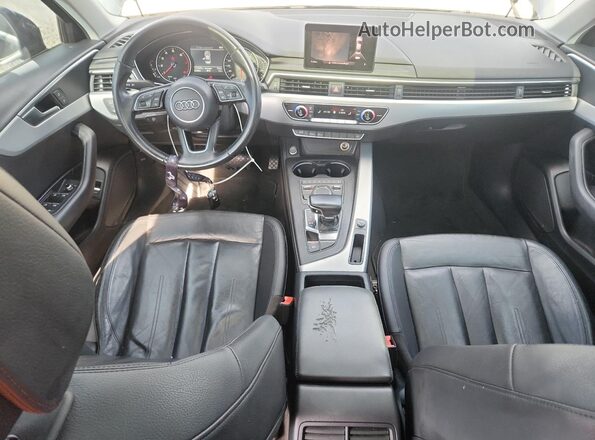 WAUGMAF45HA048812 2017 AUDI A4 Black Dashboard view
