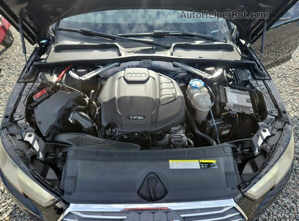 WAUGMAF45HA048812 2017 AUDI A4 Black Rear interior view