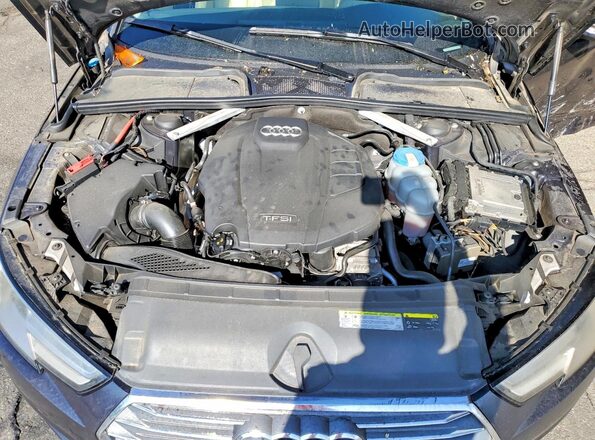 WAUGMAF45HN048267 2017 AUDI A4 Blue Սալոնի հետևի տեսք