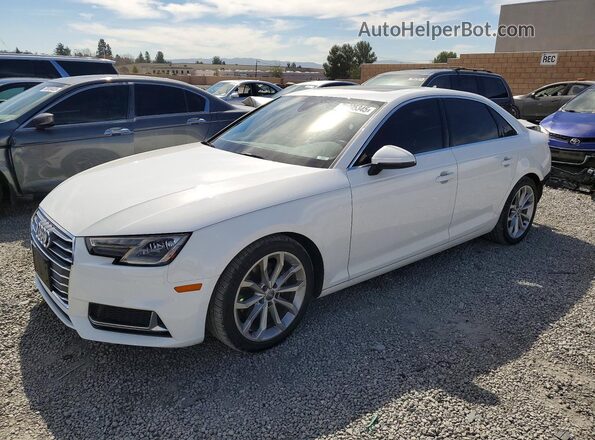 WAUGMAF45KA019866 2019 AUDI A4 White Передня ліва чверть