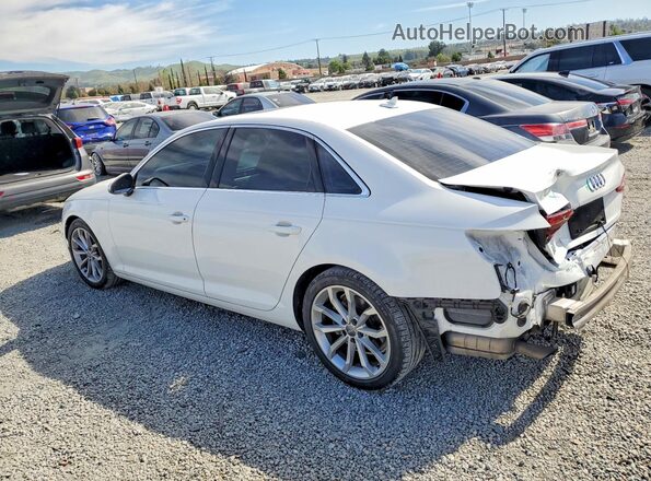WAUGMAF45KA019866 2019 AUDI A4 White Задня ліва чверть