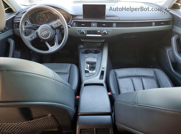 WAUGMAF45KN013347 2019 AUDI A4 Серый Вид панели приборов