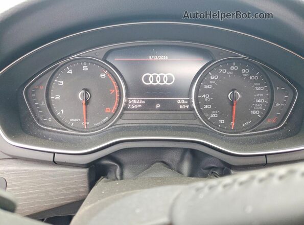 WAUGMAF48LN008564 2020 AUDI A4 Серебряный Вид щитка приборов