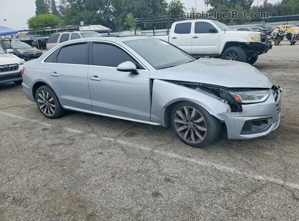 WAUGMAF48LN008564 2020 AUDI A4 Серебряный Передняя правая четверть