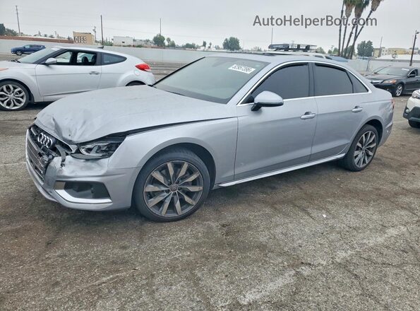 WAUGMAF48LN008564 2020 AUDI A4 Серебряный Передняя левая четверть