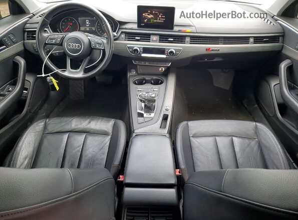 WAUGNAF43HN028953 2017 AUDI A4 Gray Vista del salpicadero
